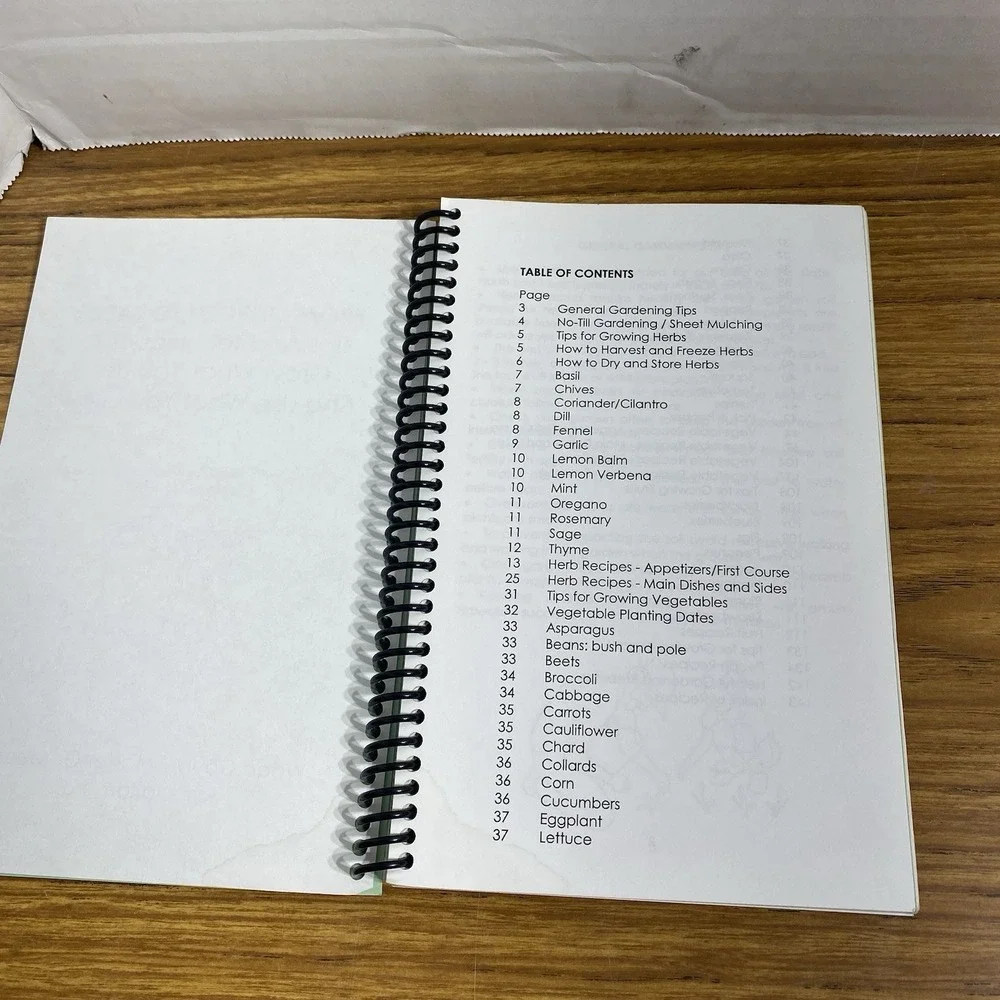 VTG From Garden To Table Cookbook Wood County Master Gardener Association Texas